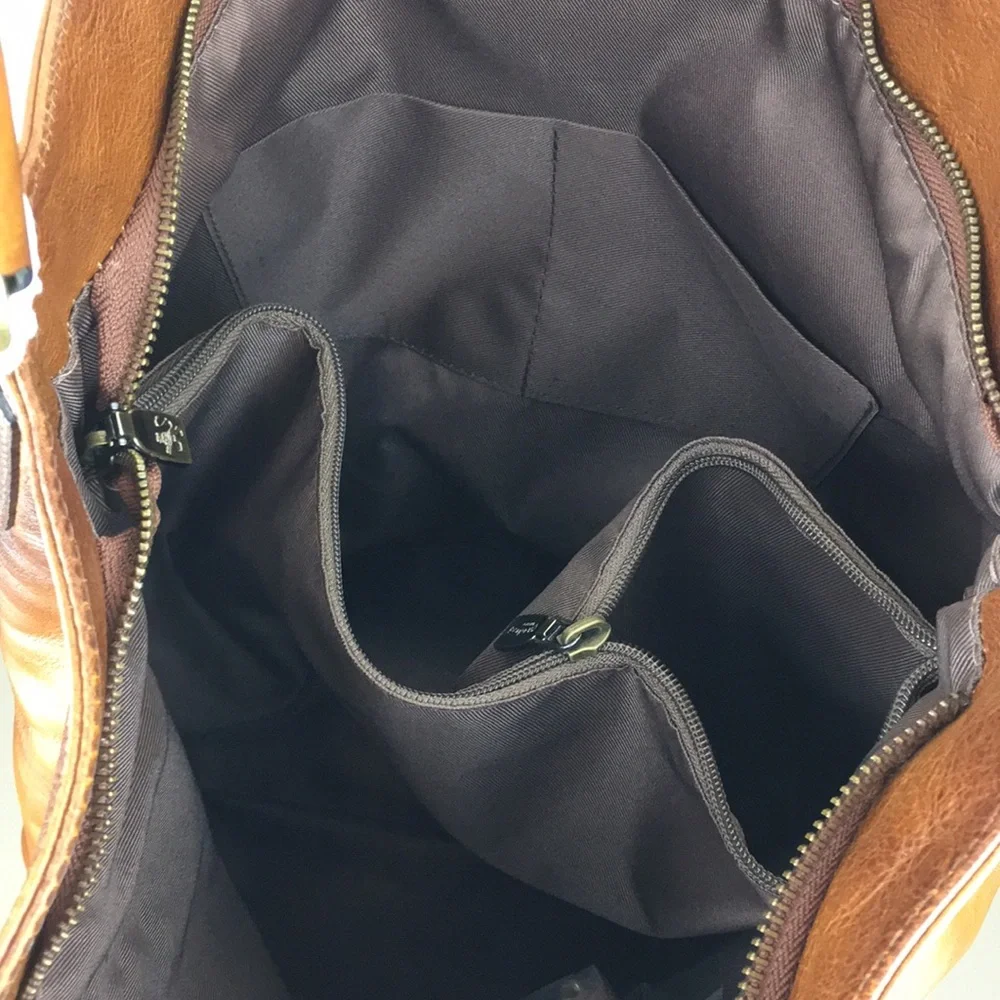 Pratesi Firenze Leather Shoulder Bag Sant'Ellero NWT